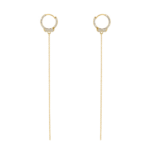 Jacob & Co. Love Lockdown Earrings Pavé Oro Amarillo Ref. 92355368
